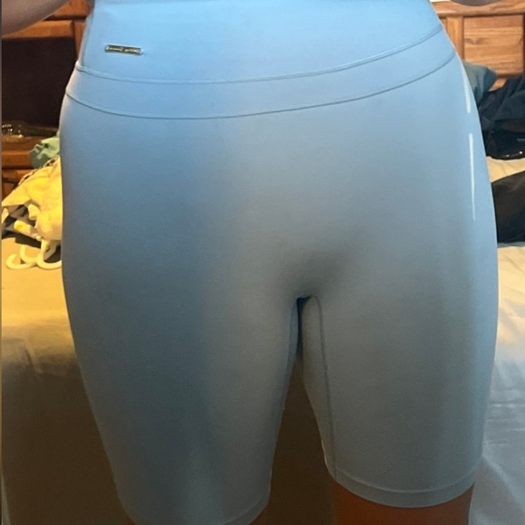 Light blue gymshark whitney cycle shorts - Picture 2 of 3